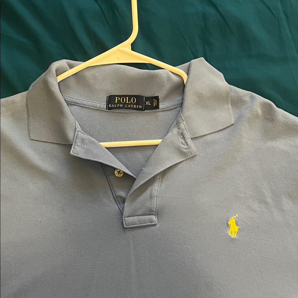 Polo by Ralph Lauren Men's Light Blue Polo Shirt